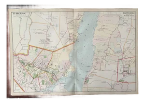 Antique Hudson Valley Map Section 22 of Ulster and Dutchess Counties, New York - Published by Watson and Company, 1891