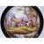 19th Century French Hand-Painted Majolica Charger With Fête Champêtre Scene For Sale - Image 4 of 8