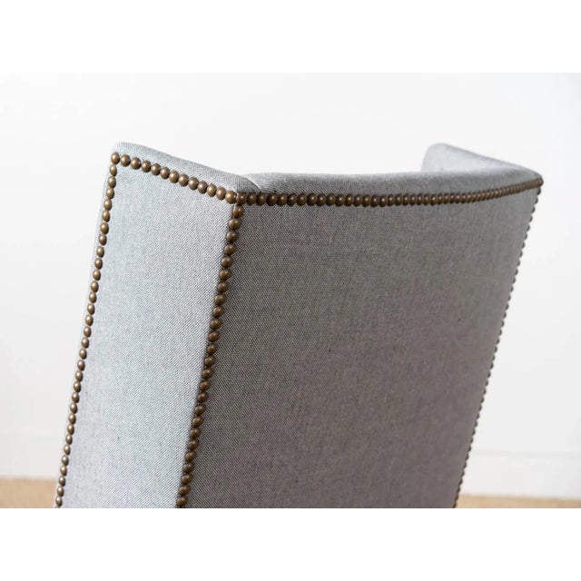 Hickory Chair Furniture Company Hickory Furniture Modern Martin Winged Side Chair For Sale - Image 4 of 6