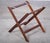 Wood Vintage Folding Mahogany Tray Table, 1950s For Sale - Image 7 of 10