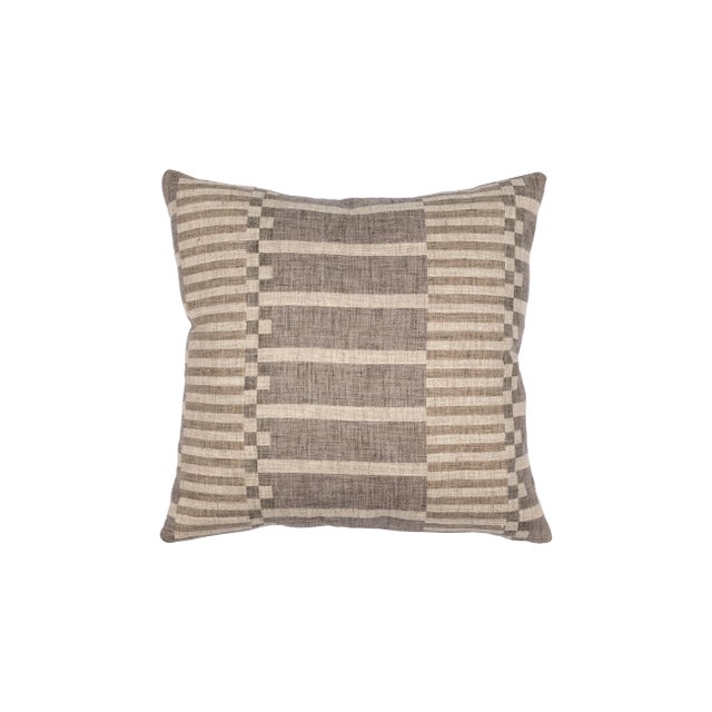 Decorative pillow; knife edge; hidden zipper closure; 90/10 feather/down insert Dry Clean