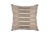 Decorative pillow; knife edge; hidden zipper closure; 90/10 feather/down insert Dry Clean