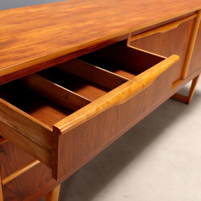 Vintage Sideboard in Teak Veneer, 1960s For Sale - Image 5 of 8