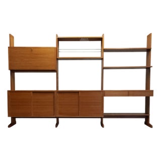 Vintage Danish Teak Sectional Cabinet by Kajsa & Nils Nisse Strinning for String Design, 1960s For Sale