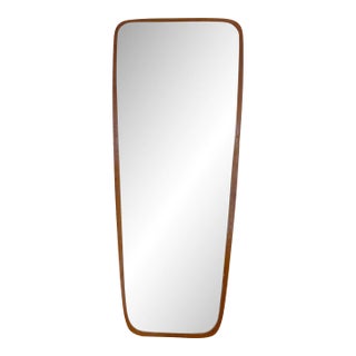 1970s Danish Teak Hallway Mirror For Sale