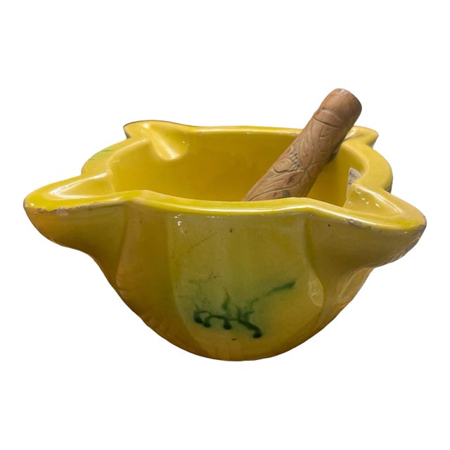 1940s French Mortar & Pestle For Sale