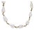 Large Baroque Pearls 14k Yellow Gold Toggle Cable Link Necklace For Sale