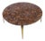 Modern Yellow Conglomerate Round Coffee Table For Sale