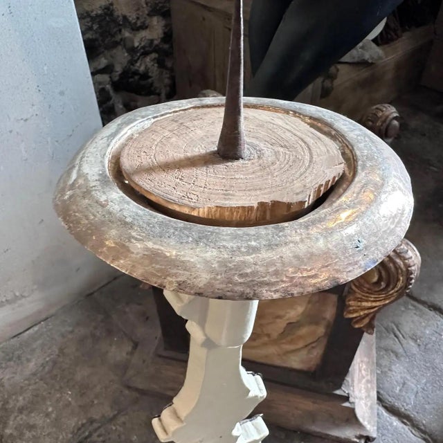 Late 18th Century Pair of 18th Century Metal Covered Wood Sicilian Torcheres For Sale - Image 5 of 13