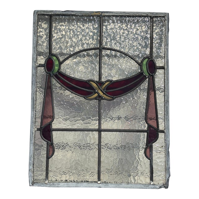 Early 20th Century Stained Glass Window For Sale