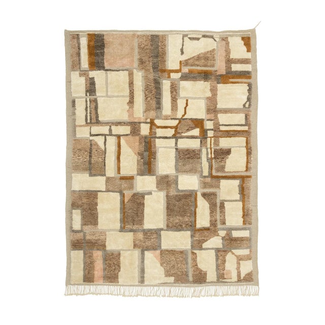 Artistic Hand-Knotted Wool Rug by Azele Studio For Sale - Image 11 of 11
