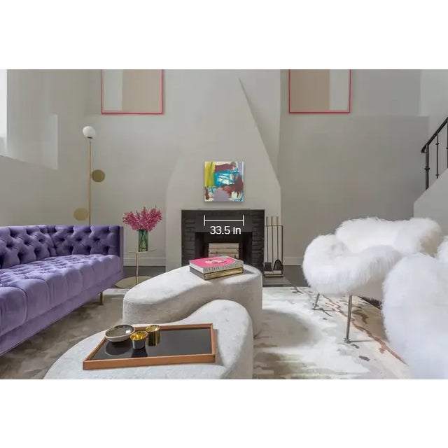 Mirtha Moreno Mirtha Moreno Mixed Media on Canvas Painting Titled “Brick n Mortar” 2023 For Sale - Image 4 of 11