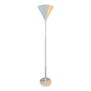 Mid Century Torchiere Floor Lamp for Nessen For Sale