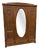 Antique Art Nouveau Wardrobe in Linen Cupboard, 1910 For Sale
