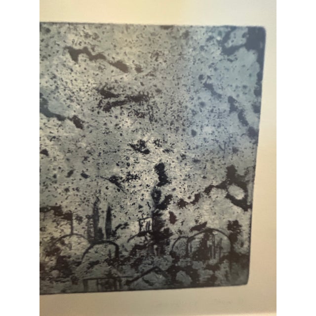 Printmaking Materials 1970s Gertrude Zack-Signed, Numbered Lithograph “Jerusalem Stars” For Sale - Image 7 of 7