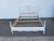 French Shabby Chic Painted White Carved Full Size Bed 6446 For Sale - Image 10 of 14