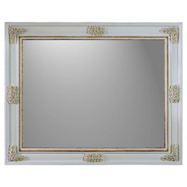 Rectangular Roses Mirror by Giulio Tucci For Sale