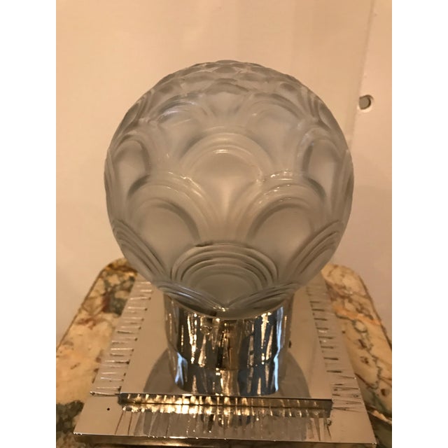 Art Deco French Art Deco Table Lamp by Pierre D’avesn For Sale - Image 3 of 12