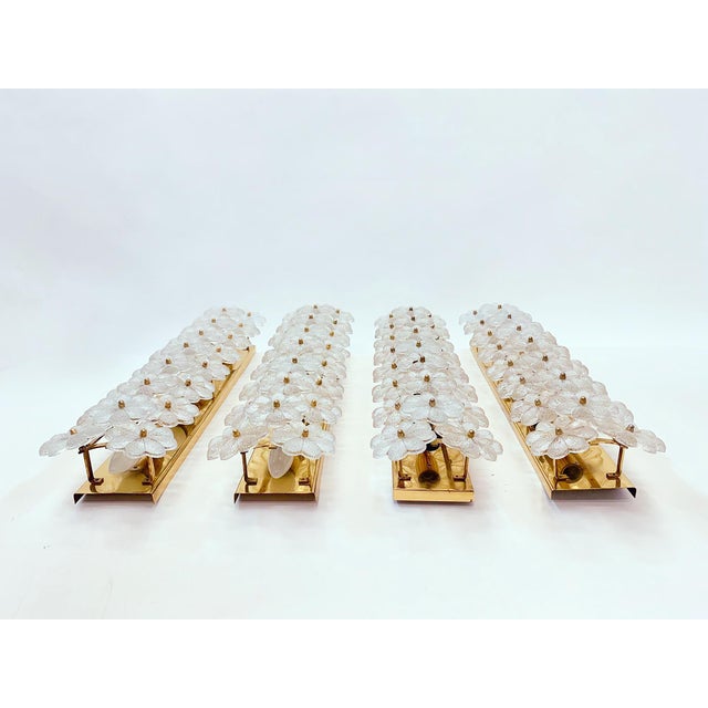 Vintage Wall Sconces in Crystal and Brass by Ernst Palme, Germany, 1960, Set of 2 For Sale - Image 9 of 18