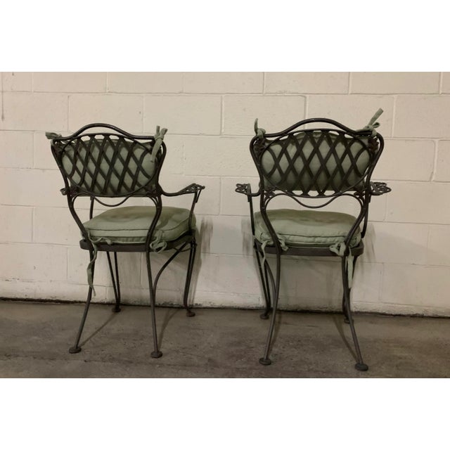 Vintage French Style Bistro Table & 2 Chairs Chairish
