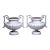 Pair of 19th Century Cast Iron Urns, France, 1800s For Sale