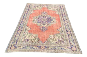 Vintage Turkish Rug - 79" X 109.5"