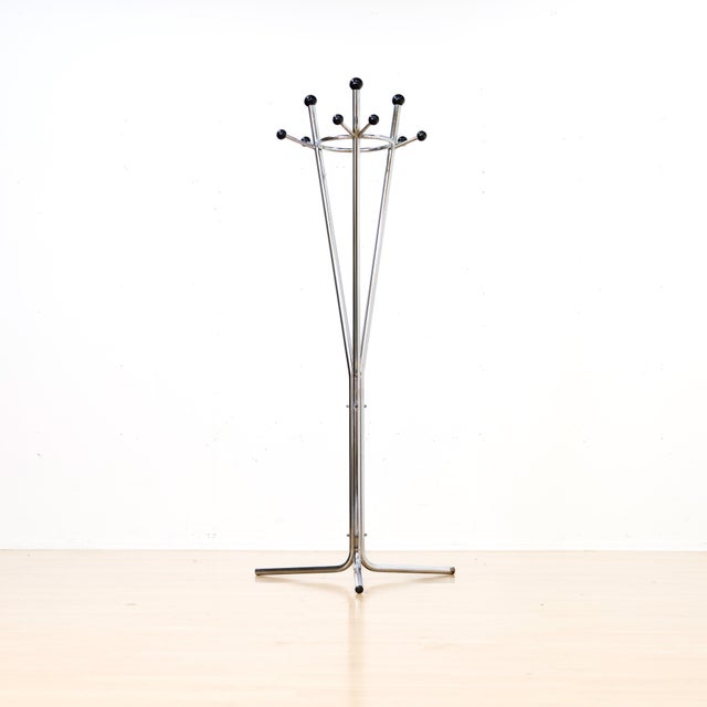 Mid-Century Modern Vintage 1970s Post Modern Atomic Hat & Coat Rack Stand (2) For Sale - Image 3 of 5