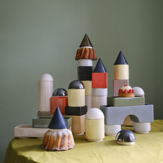 KNSTRKT Stackable Tableware by Studio Berg, Set of 4 For Sale - Image 14 of 15