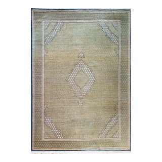 Vintage Persian Qum Rug For Sale