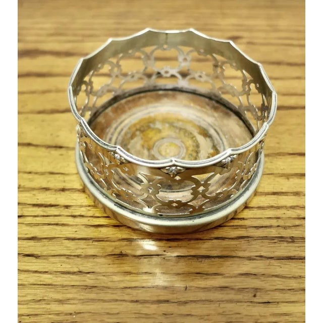 Silver Plated Coaster, 1920s For Sale - Image 6 of 7