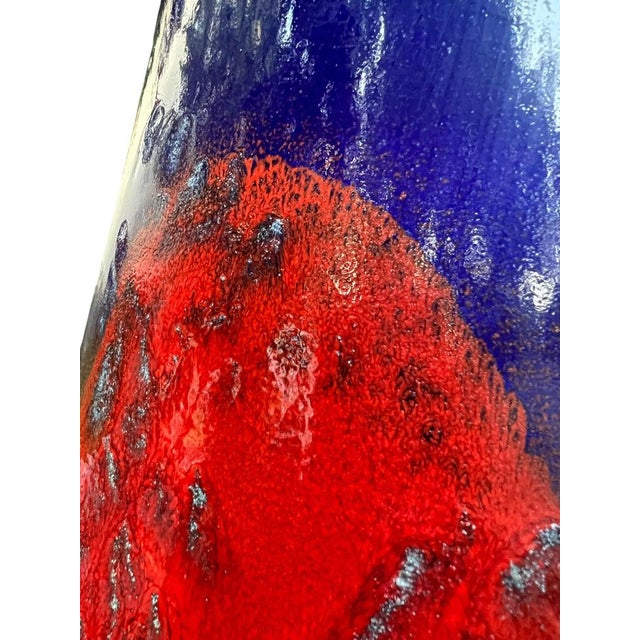 Blue Fat Lava Ceramic Jug from Dümler & Breiden, 1960s For Sale - Image 8 of 11