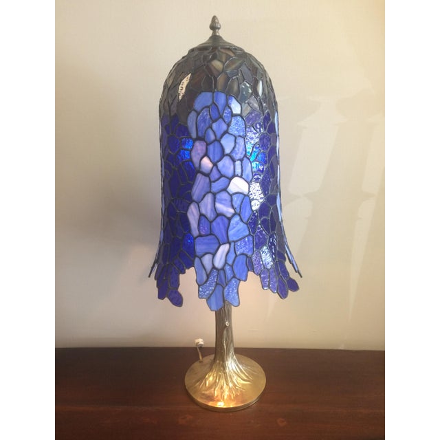Somers Stained Glass Lamp Chairish