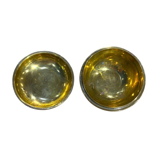 White Vintage Mother-of-Pearl & Brass Floral Inlay Trinket Box For Sale - Image 8 of 14