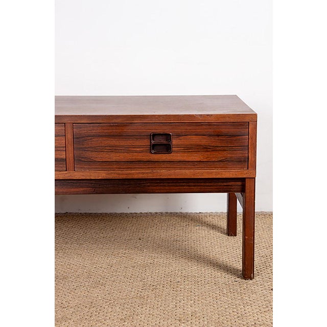 Small Danish Rosewood Chest of Drawers, 1960s For Sale - Image 12 of 13