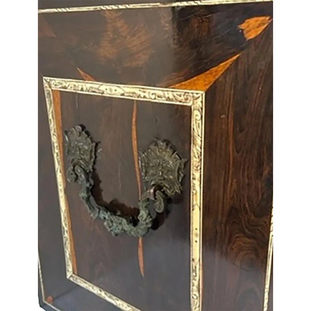 17th Century Silver Mounted Traveling Box With Key For Sale In Dallas - Image 6 of 9