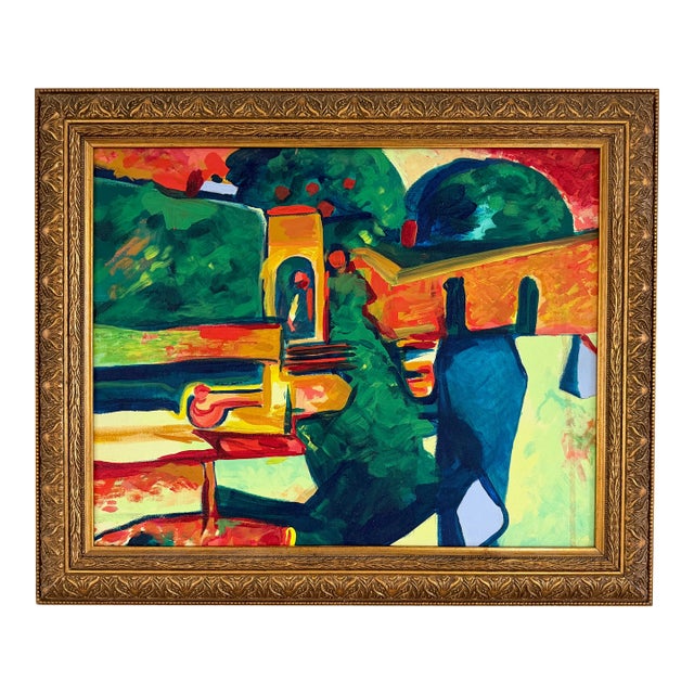 Vintage Fauvist Painting - Kandinsky Style For Sale