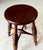 Brown French Provincial Turned Stool, 1940s For Sale - Image 8 of 17