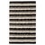 Taurus Collection Modern Striped Goat Hair Rug by Doris Leslie Blau For Sale