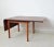 Wood Drop Leaf Side Table in Solid Teak and Oak by Hans J. Wegner for Getama For Sale - Image 7 of 17