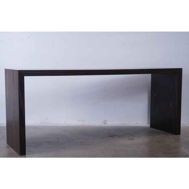 1950s Vintage Macassar Wood Console or Sofa Table For Sale - Image 5 of 10