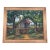 Vintage Original Texas Hill Country Cottage Landscape Oil Painting For Sale