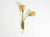 Metal Mid-Century Modern Brass Wall Lamp with Gooseneck and Double Shade by Cosack Leuchten, 1950s For Sale - Image 7 of 18