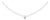 Sterling Silver Moonstone Bead Station Necklace with Diamond Accent For Sale