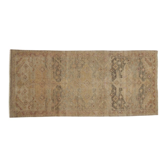 Distressed Peshawar Rug Runner - 4'5" x 10'2" For Sale