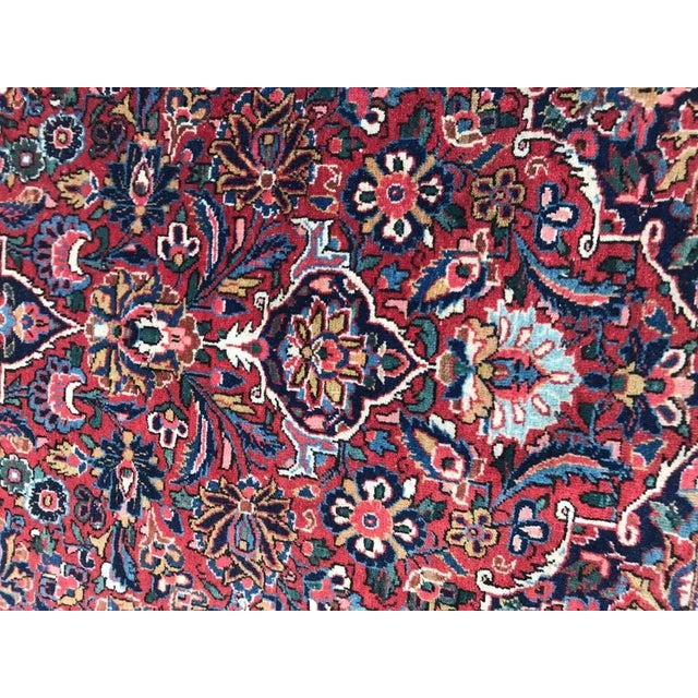 Mid-20th Century Kashan Rug For Sale - Image 3 of 16