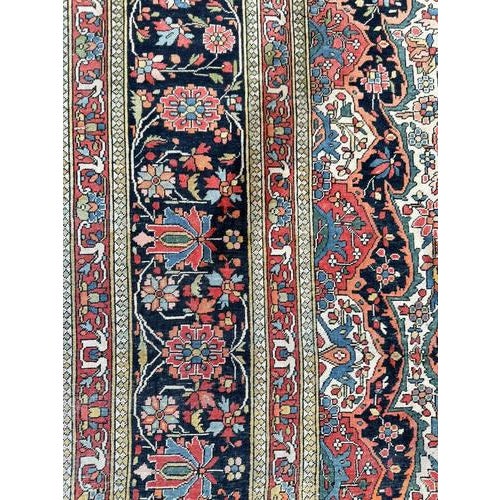 Textile Antique Mohtasham Rug, 1920s For Sale - Image 7 of 18