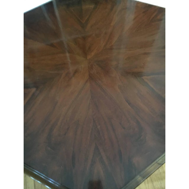 1930 Walnut Center table - Beautiful Hexagon shaped Center Table, also perfect for a side table in living space or bedroom.
