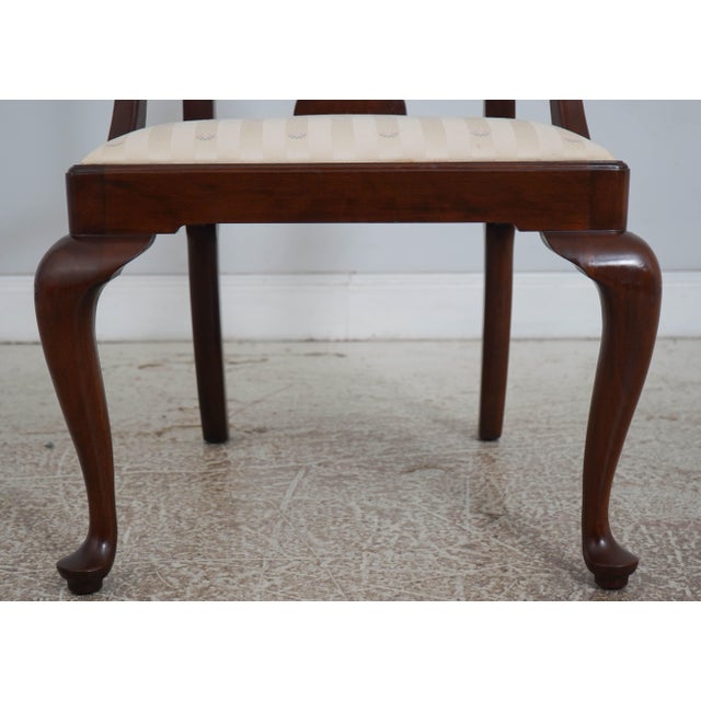 Set of 6 Henkel Harris Mahogany Queen Anne Dining Chairs For Sale - Image 11 of 18