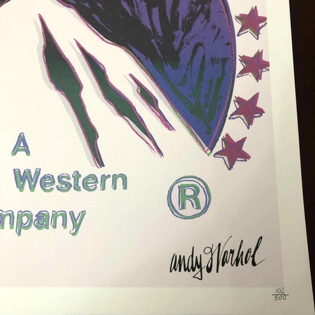1990s After Andy Warhol "Paramount Classic" Lithograph For Sale - Image 6 of 11