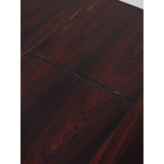 Round Extendable Butterfly Leaf Dining Table in Kingwood from Skovby, Denmark, 1960s For Sale - Image 17 of 18